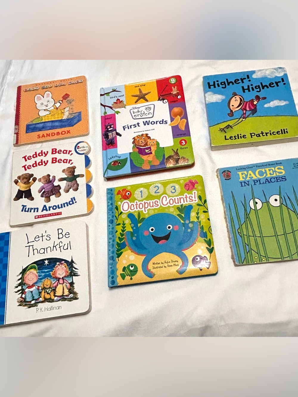 Baby & Toddler Interactive Children's Board Books – 7 Book Collection